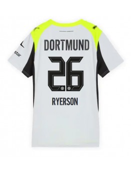 Ženski Nogometna dresi replika Borussia Dortmund Julian Ryerson #26 Gostujoči 2025-26 Kratek rokav